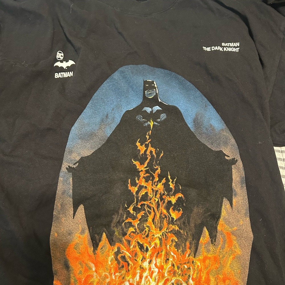 Batman The Dark Knight Black Graphic T-Shirt